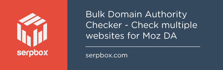 Bulk Domain Authority Checker