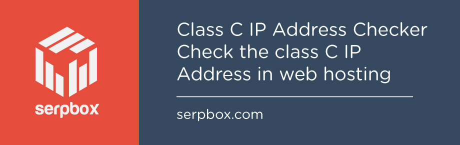 Class c ip address checker 