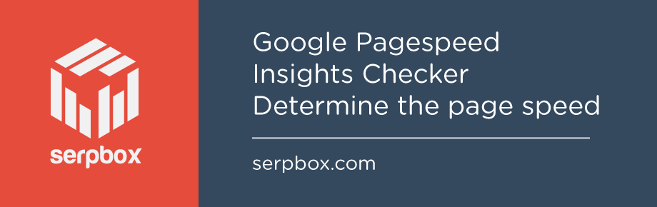 Google Pagespeed Insights Checker